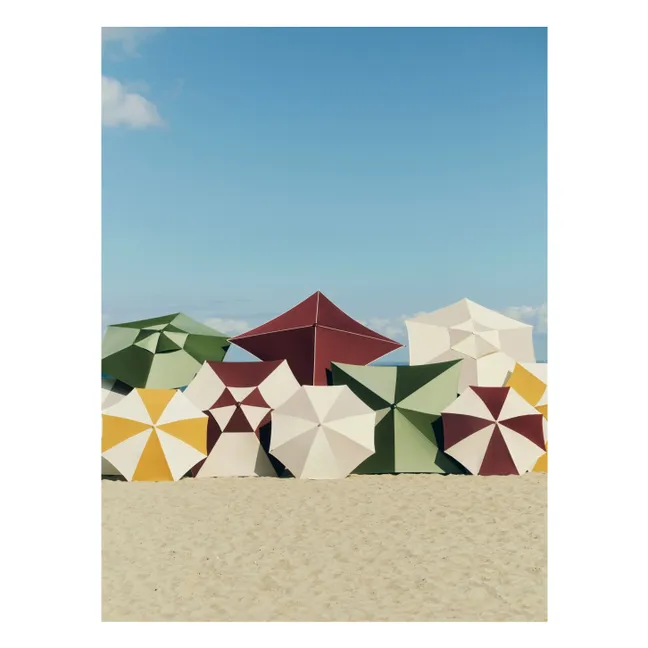 Hexagonal parasol Terrazza | Burgundy