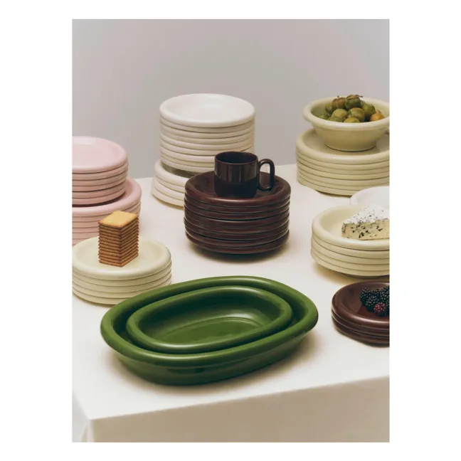 Barro terracotta soup plates - Set of 2, Rui Pereira  | Off-White