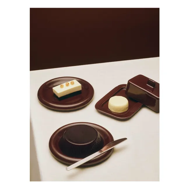 Barro terracotta butter dish, Rui Pereira | Burgundy