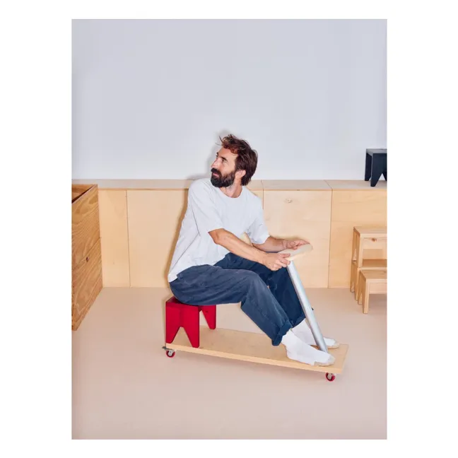 Manolito stool  | Red