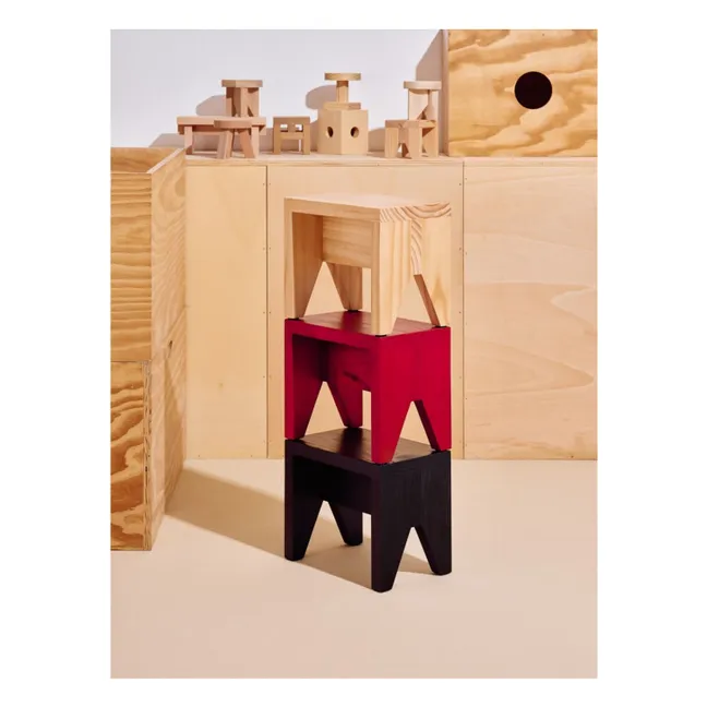 Manolito stool  | Red