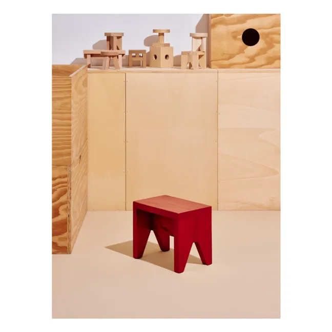 Manolito stool  | Red