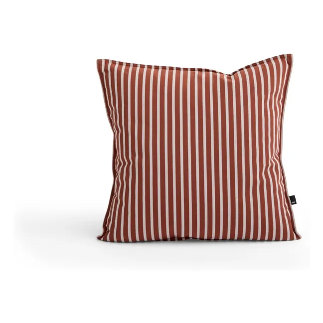 Terrazza striped cushion | Terracotta