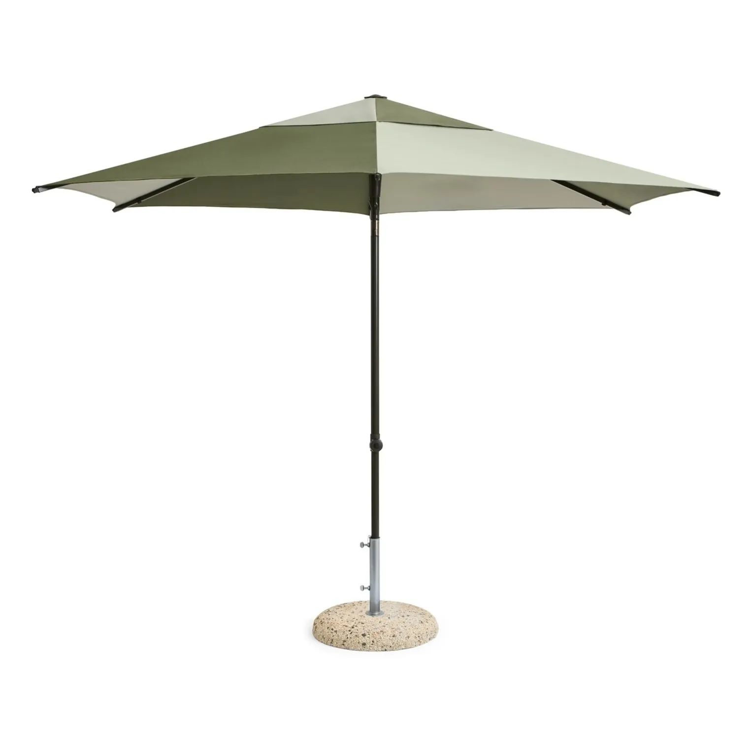 Hay Green Hexagonal Parasol Terrazza