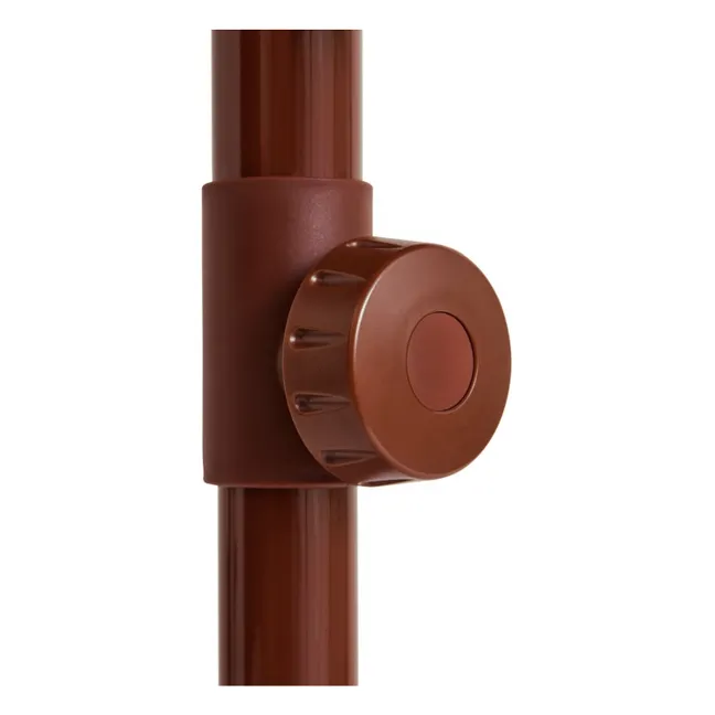 Square parasol Terrazza  | Burgundy