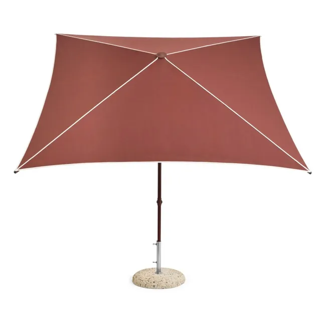 Square parasol Terrazza  | Burgundy