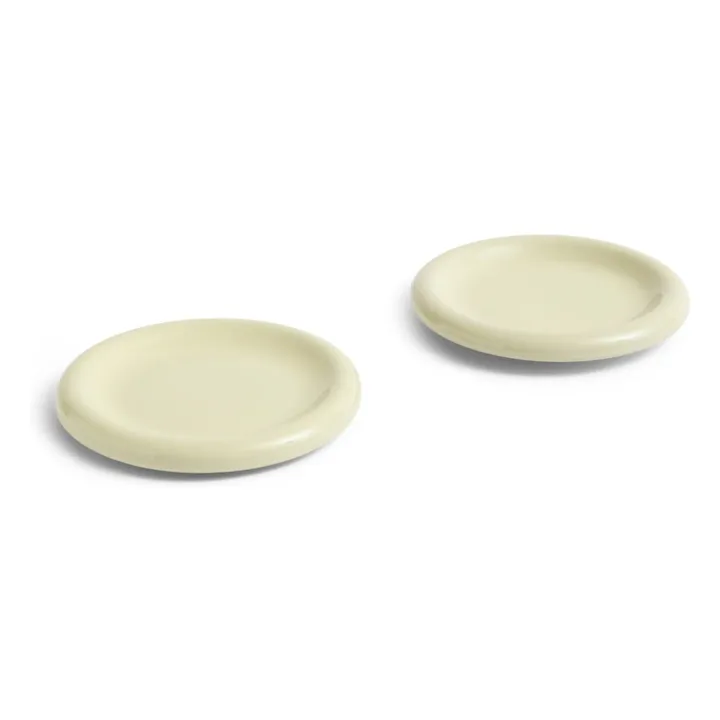Barro terracotta plates - Set of 2, Rui Pereira | Pistachio- Product image n°0