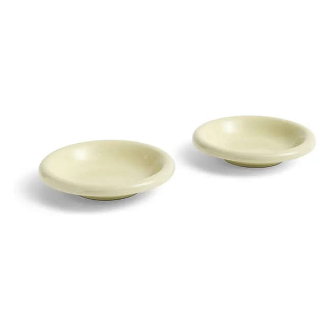 Barro terracotta soup plates - Set of 2, Rui Pereira  | Pistachio
