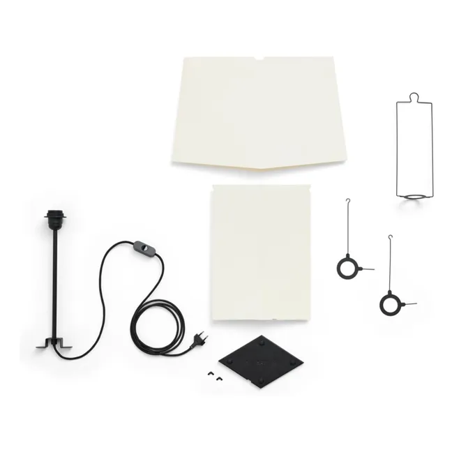 Lámpara de mesa Aplat | Blanco