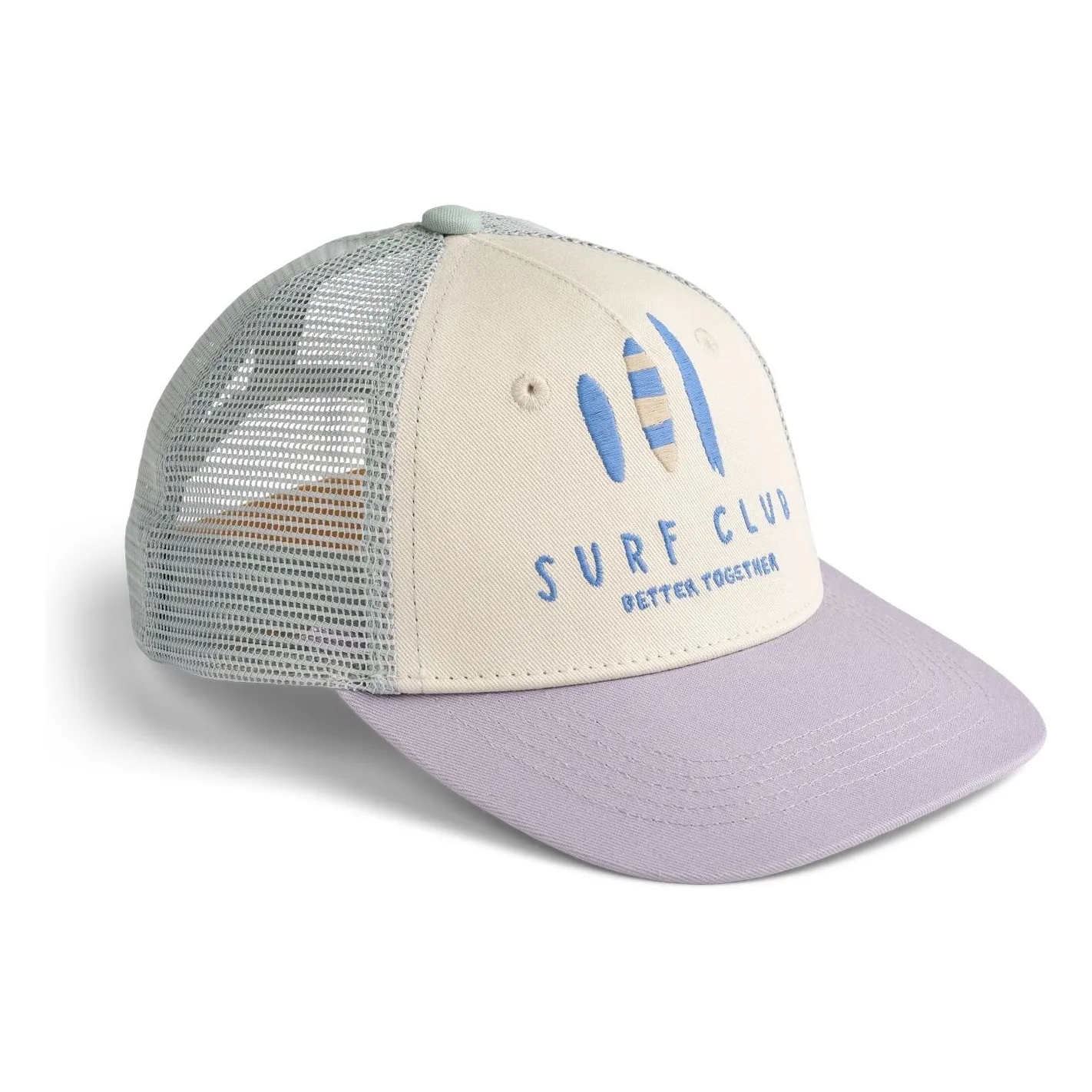 Liewood Green Della Surf Club Organic Cotton Cap