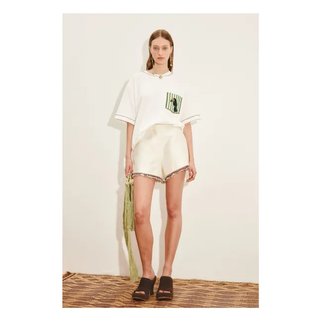 Toucan organic cotton T-shirt | White