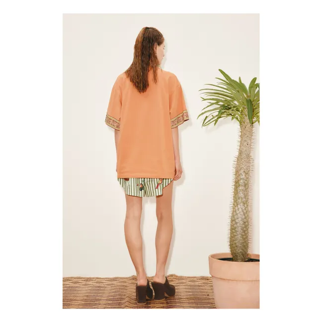 Camiseta Alberta de algodón ecológico | Naranja