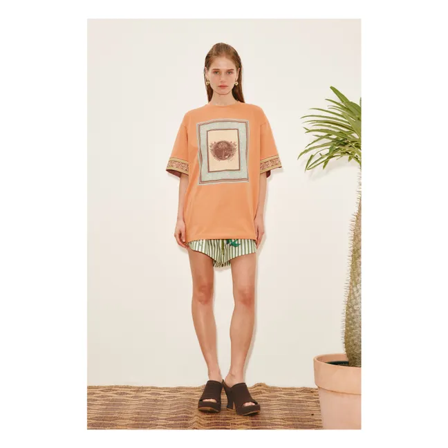 Camiseta Alberta de algodón ecológico | Naranja
