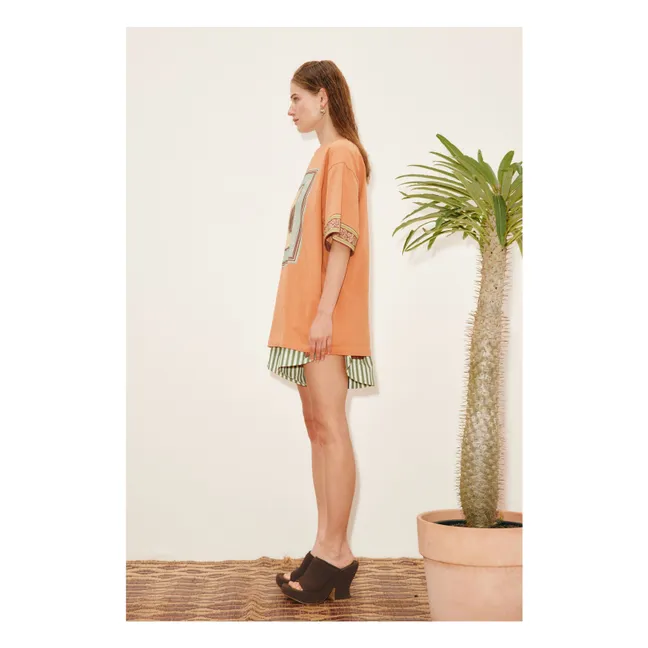 Camiseta Alberta de algodón ecológico | Naranja