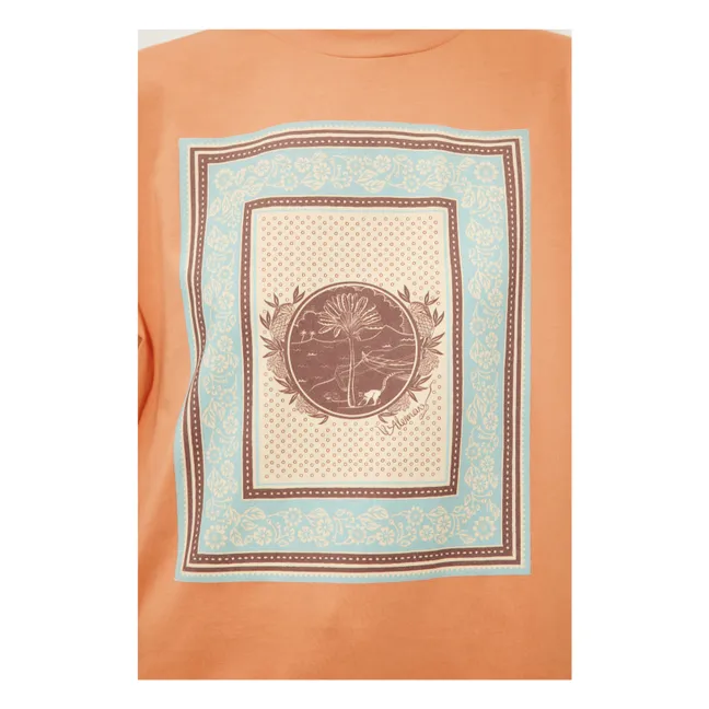 Camiseta Alberta de algodón ecológico | Naranja