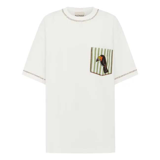 Toucan organic cotton T-shirt | White