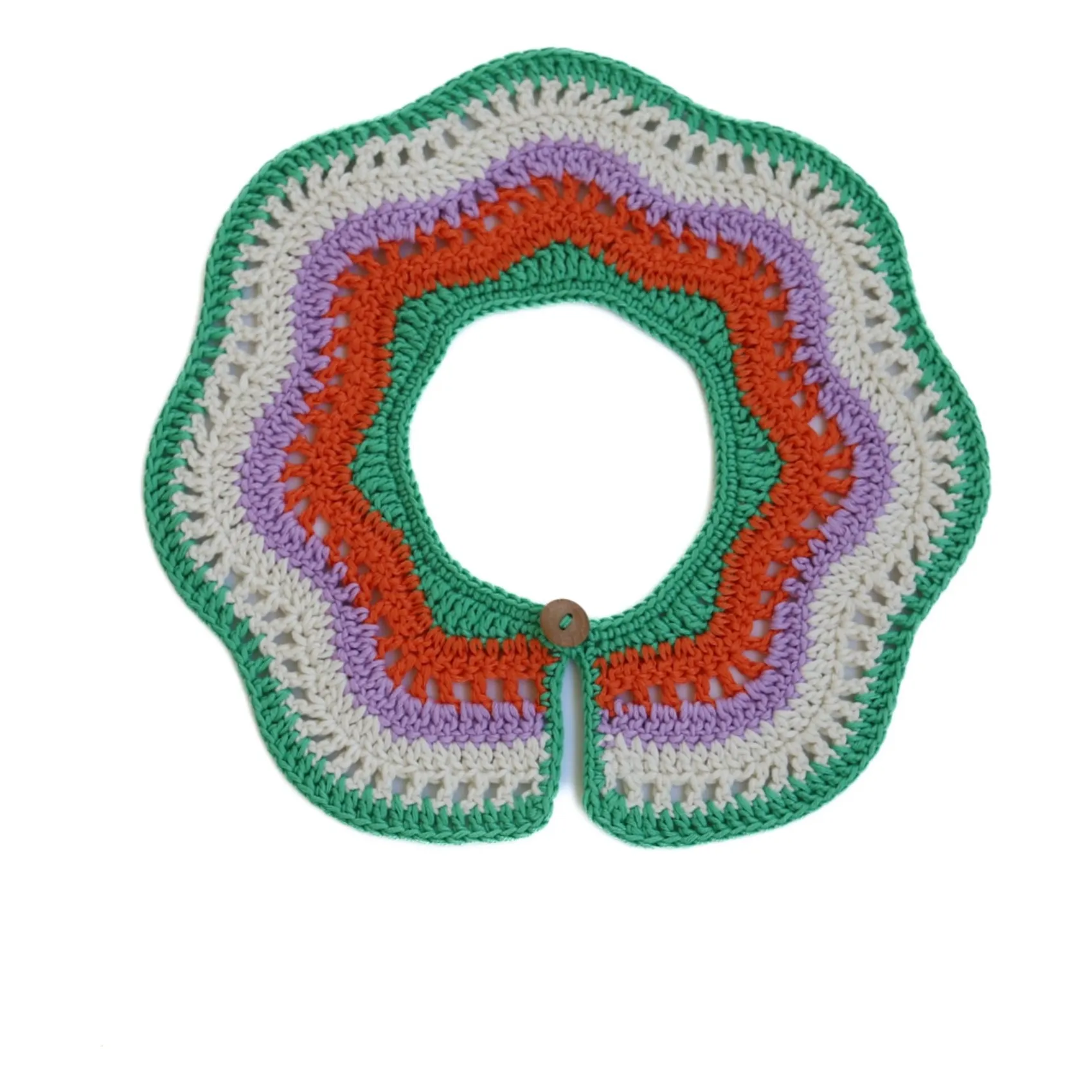 Col Amovible Isabelle Crochet | Ecru- Image produit n°0