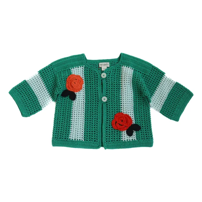 Penelope Crochet Jacket | Green
