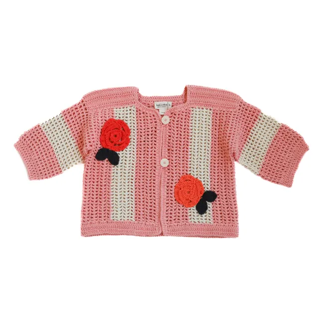 Penelope Crochet Jacket | Pink