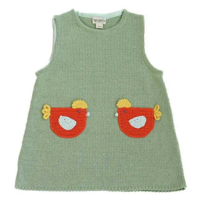 Robe Arda Maille | Vert