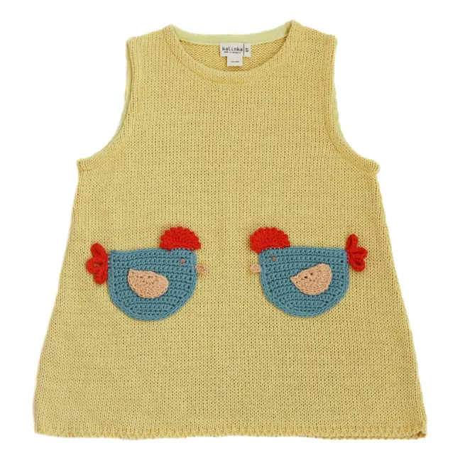 Robe Arda Maille | Jaune