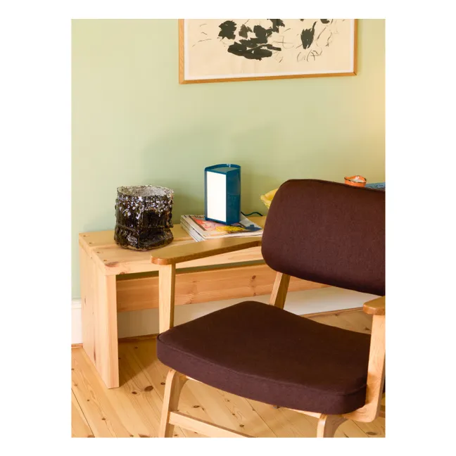 Book table lamp | Petrol blue