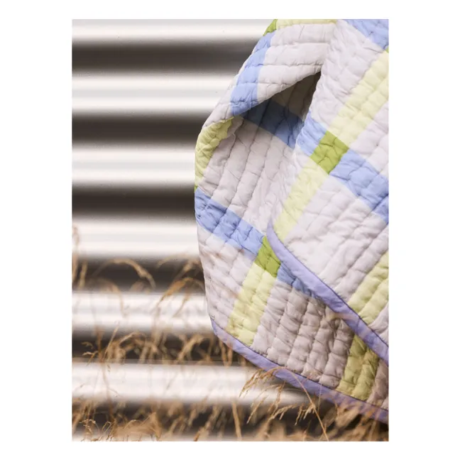 Plaid en coton Tento | Gris