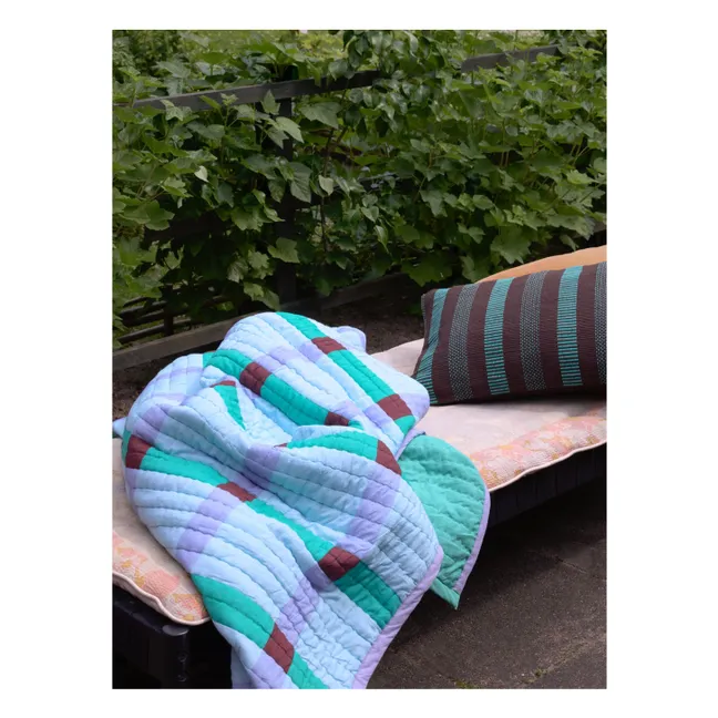 Plaid en coton Tento | Bleu