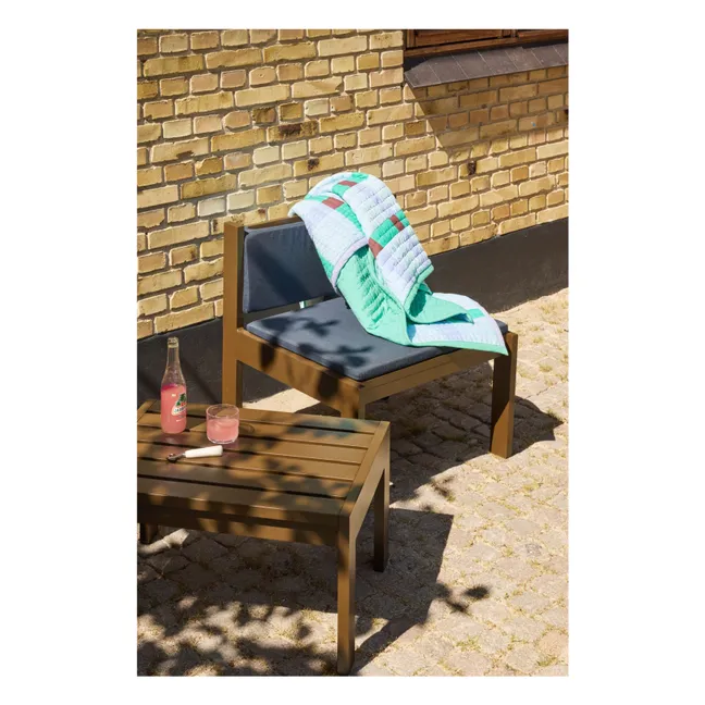 Plaid en coton Tento | Bleu