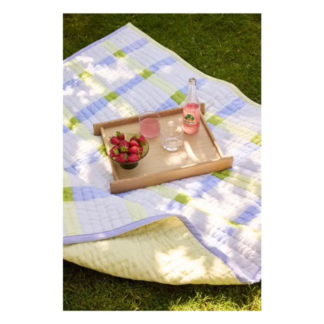 Plaid en coton Tento | Gris