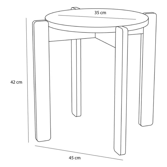 Always stool | Orange