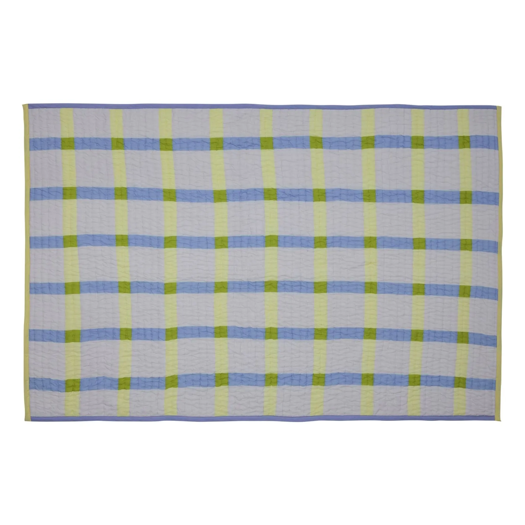 Hübsch Grey Tento Cotton Throw