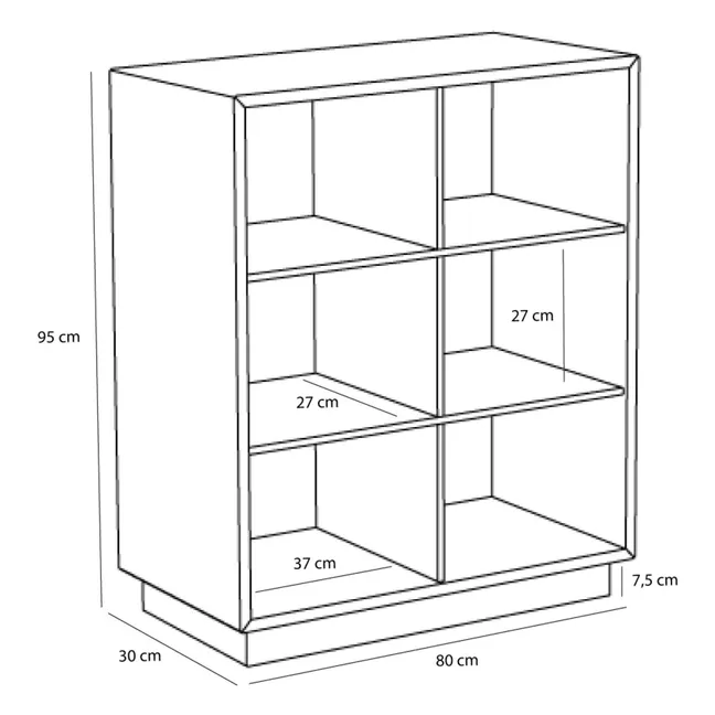 Disco oak storage unit