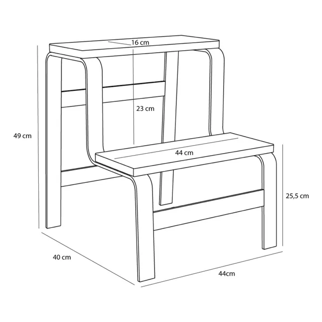 Step stool | Brown