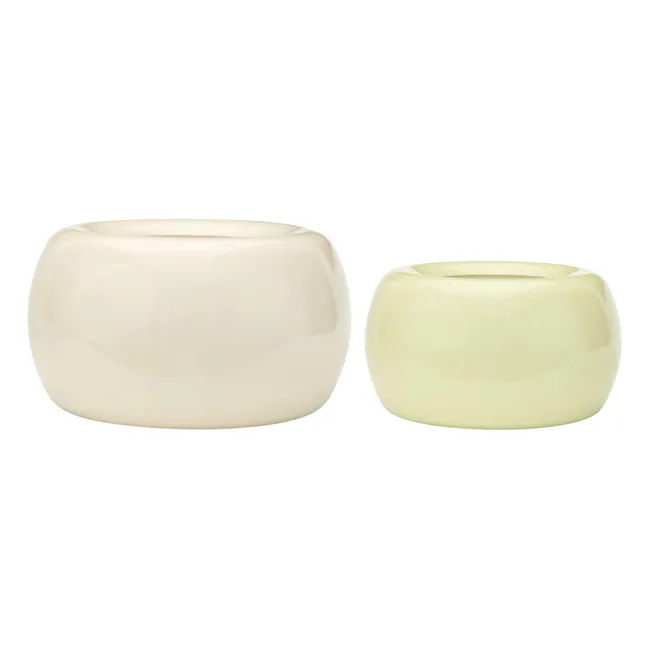 Caches-pot Maru - Set de 2 | Beige
