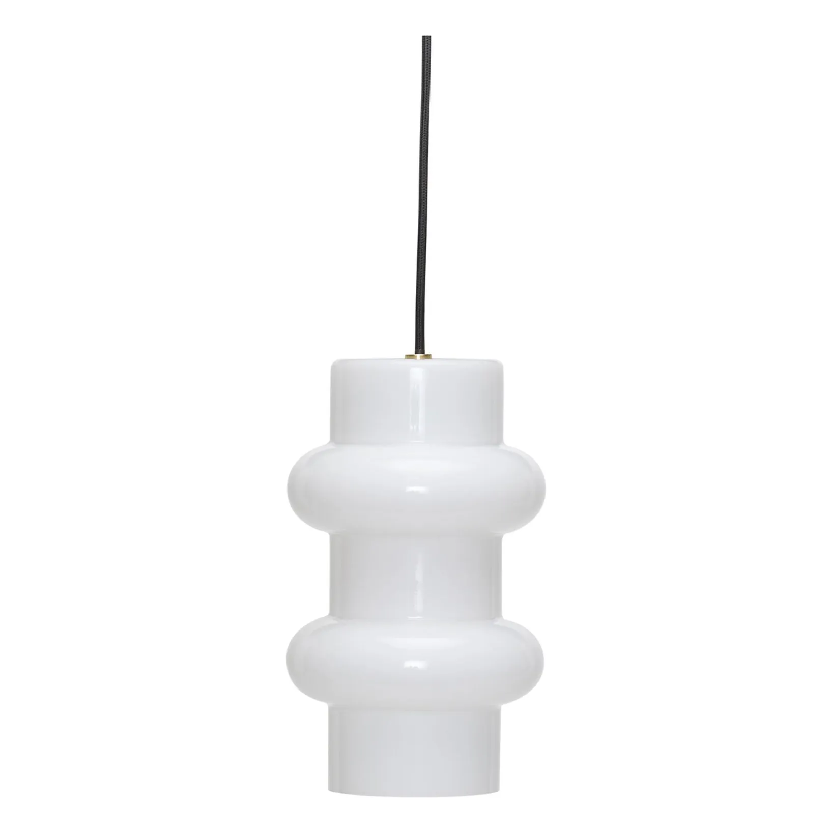 Hübsch White Double Pill Glass Suspensions