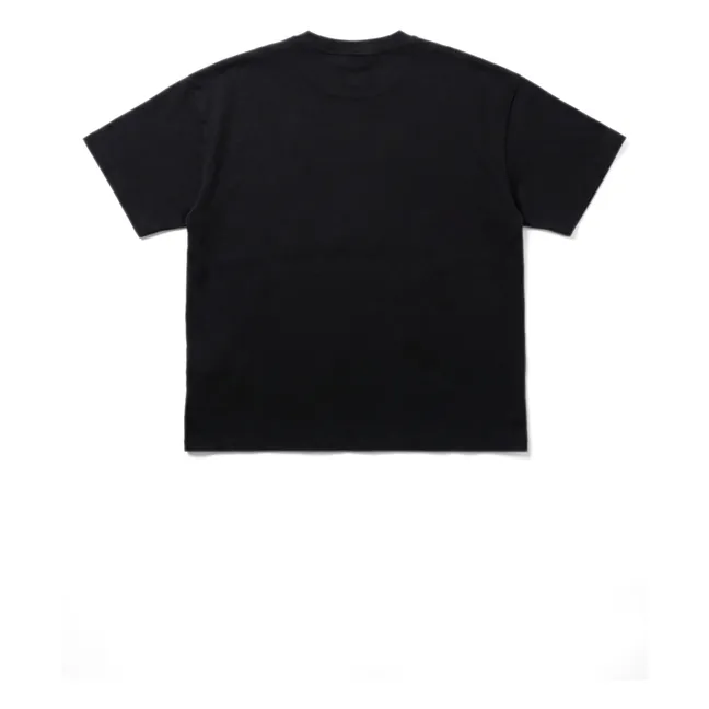 Camiseta de punto de algodón | Negro