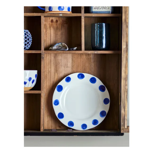 Linora dessert plates - Set of 3 | Blue