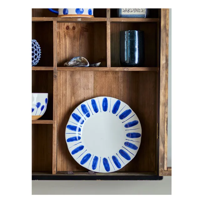 Linora dessert plates - Set of 3 | Blue