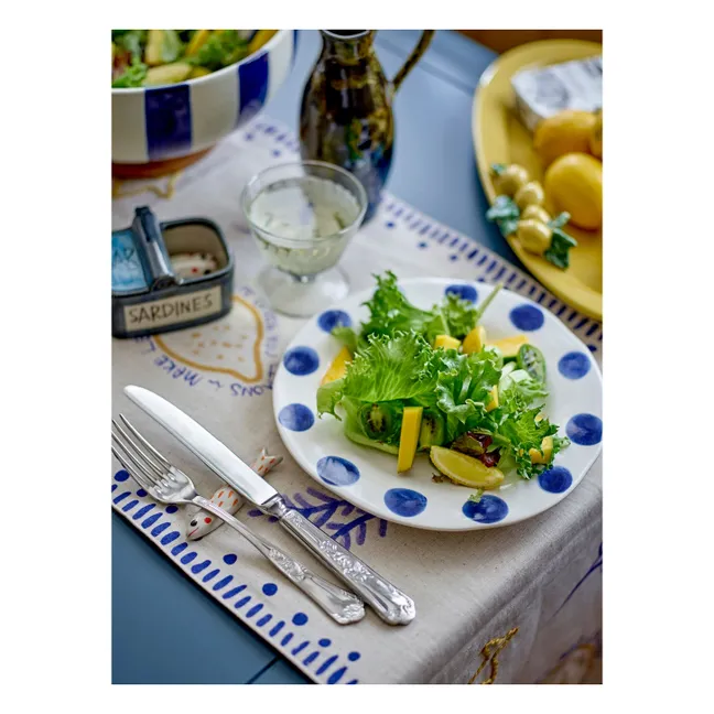 Assiettes Linora - Set de 3 | Bleu