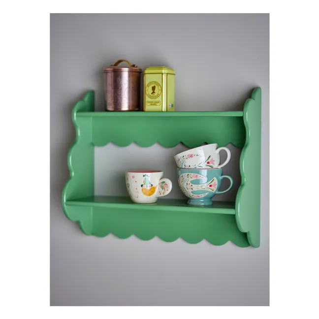 Estantería de madera Salla | Verde