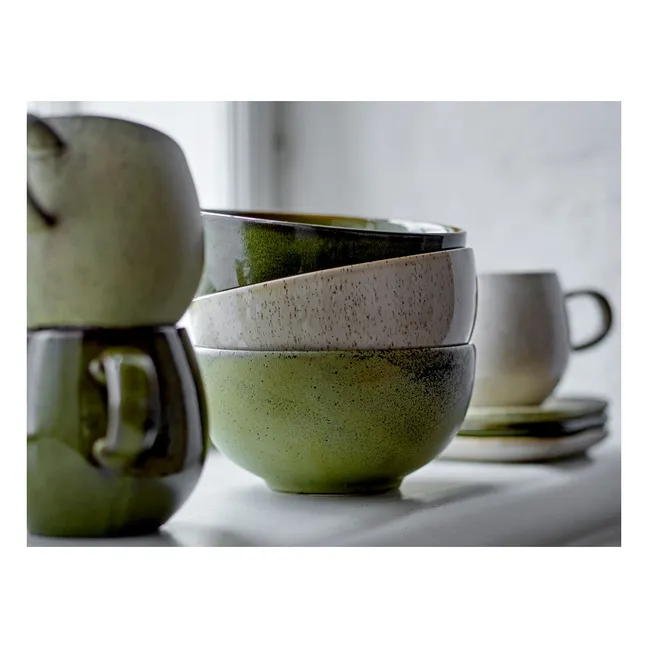 Cuencos de gres Addison - Lote de 3 | Verde
