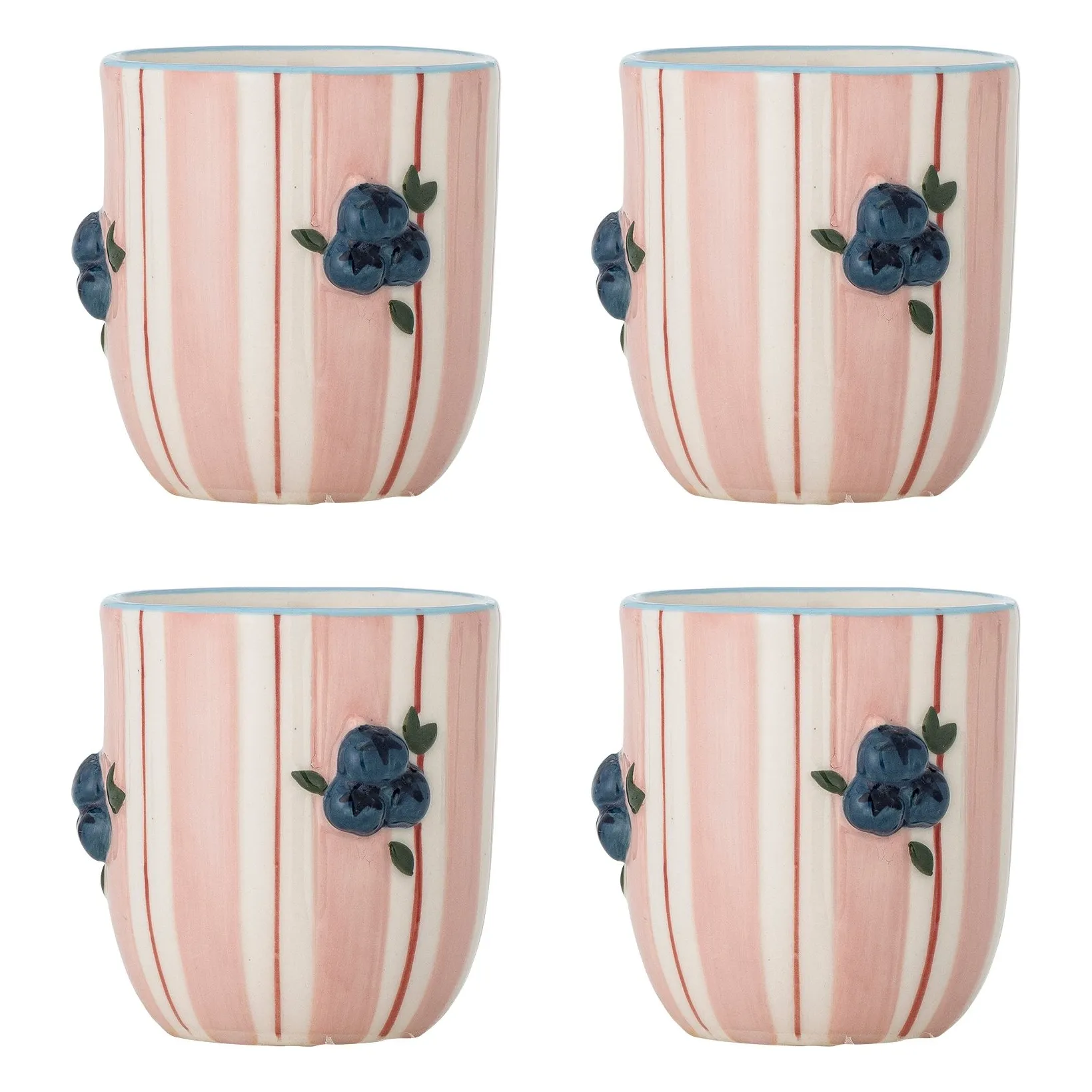 Tasses Carry - Set de 4 | Rose- Image produit n°0