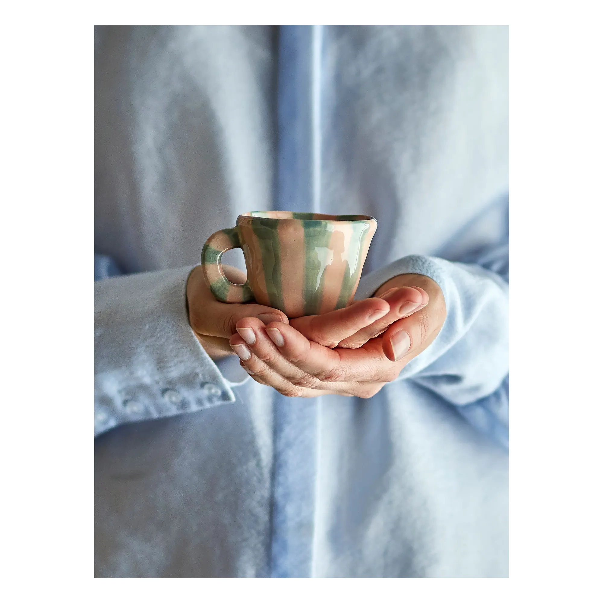 Tasse en grès Nini | Rose- Image produit n°2