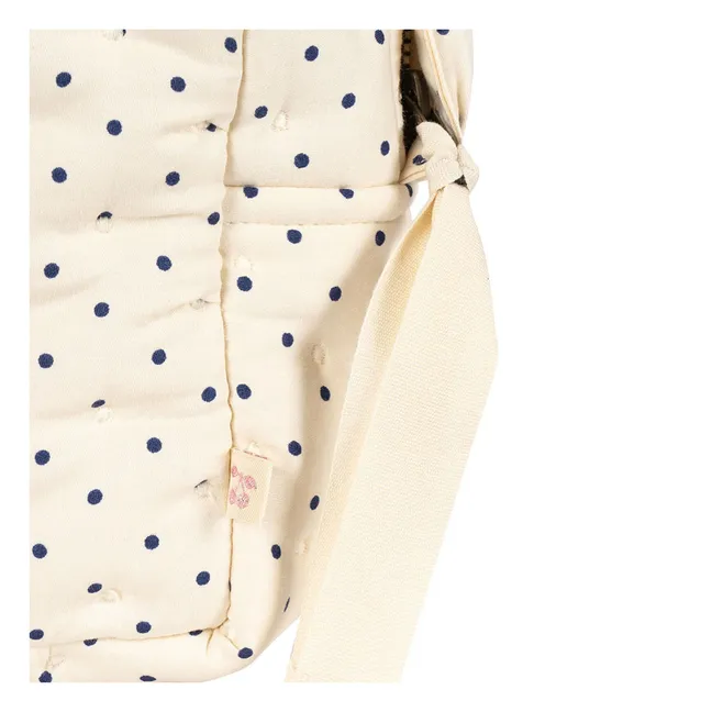 Estate Dot doll changing bag | White