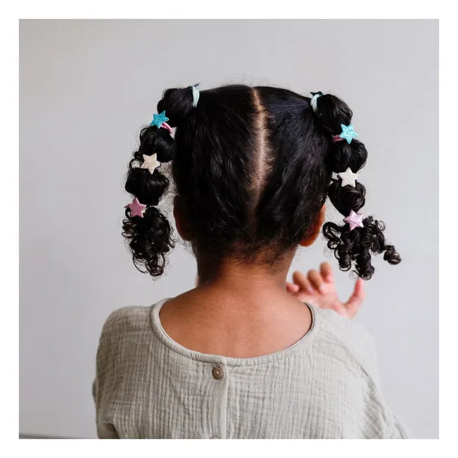 8er-Set Mini Chouchous Stellina | Blau