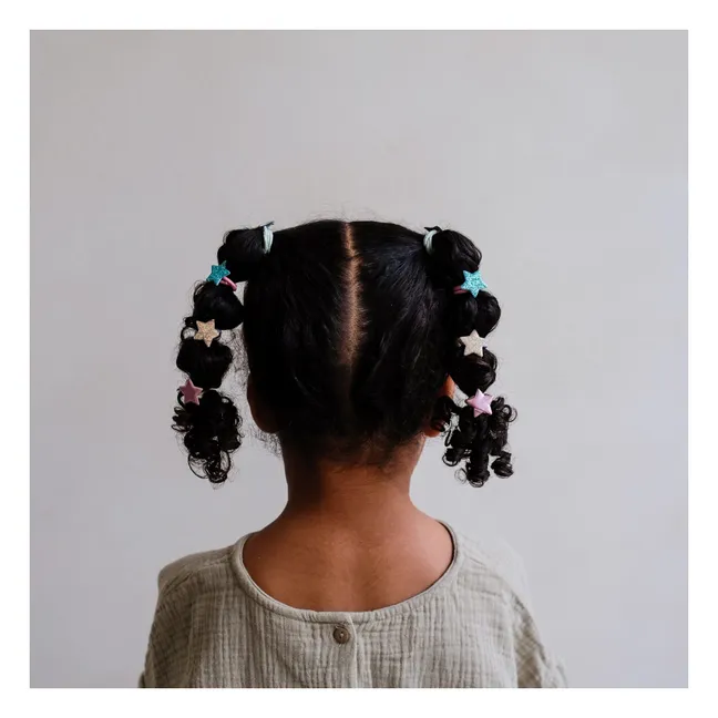 8er-Set Mini Chouchous Stellina | Blau