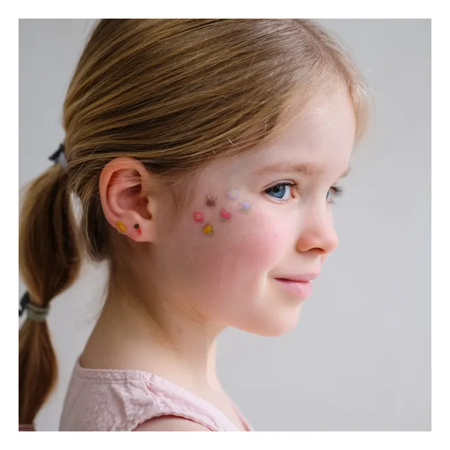 Boucles d'oreilles autocollantes Pâques | Jaune