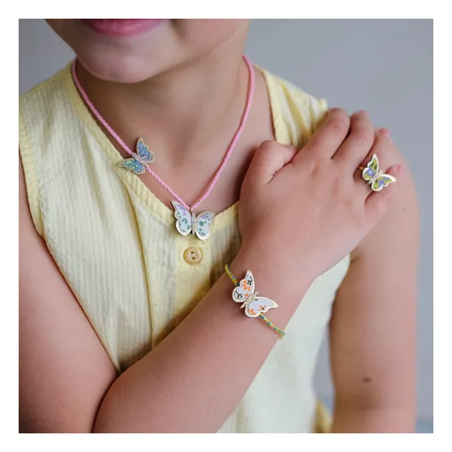 Juego de joyas Mariposa | Rosa