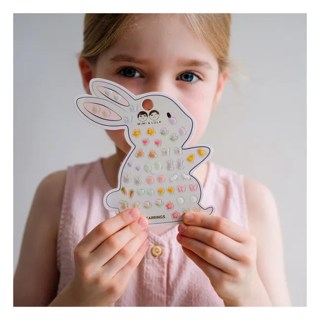 Pendientes autoadhesivos de Pascua | Amarillo